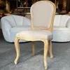 Silla Signora / Madera y tapizado beige en Beige, Rústico - Sillas, Uruguay | Fabrica Italiana, vista 4 de 5