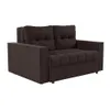 Sofa Cama 2 Plazas Abertura Frontal Ruedas Patas De Madera - Sillones y sofás, Uruguay | Lais Muebles, vista 1 de 5