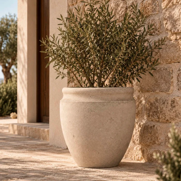 Maceta Mediterranea Cilindrica - Macetas, Uruguay | Alta Gracia Deco