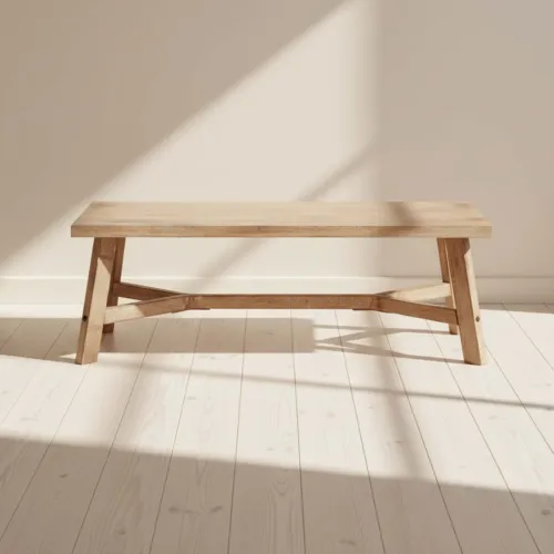 Mesa Ratona Madera Natural-beige Ozzy Natural en Madera natural - Mesas de living, Uruguay | Divino