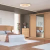 CASTRO- ROPERO IMPERIAL 3 PUERTAS DE CORRER MDF ANGELIN 09271M-A - Roperos y placares, Uruguay | Alfa Ventas, vista 3 de 4