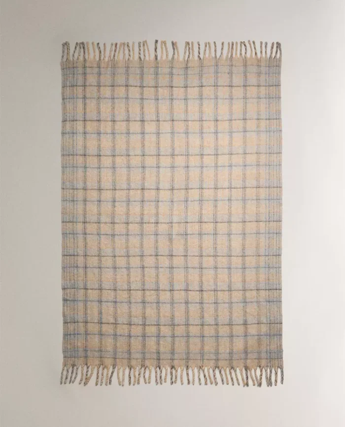 MANTA CUADROS - Textiles, Uruguay | Zara Home, vista 2