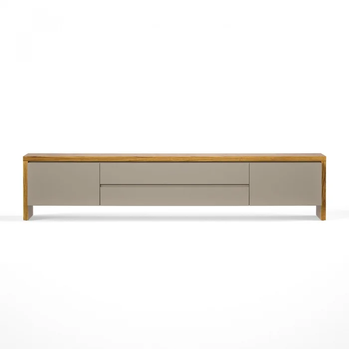 Rack de TV NORD 2.2 - Linea Manhattan - Gianduia / Cinamomo en Focus Mari Slim - Muebles para TV, Uruguay | Rústico Hogar, vista 2