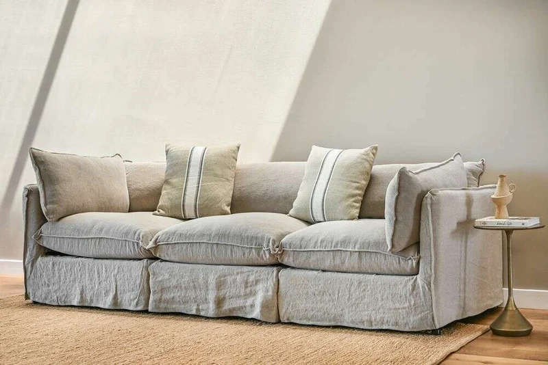 ALMOHADON FERMIN - 50 X 50 CMS en Beige - Textiles, Uruguay | La Iberica, vista 6