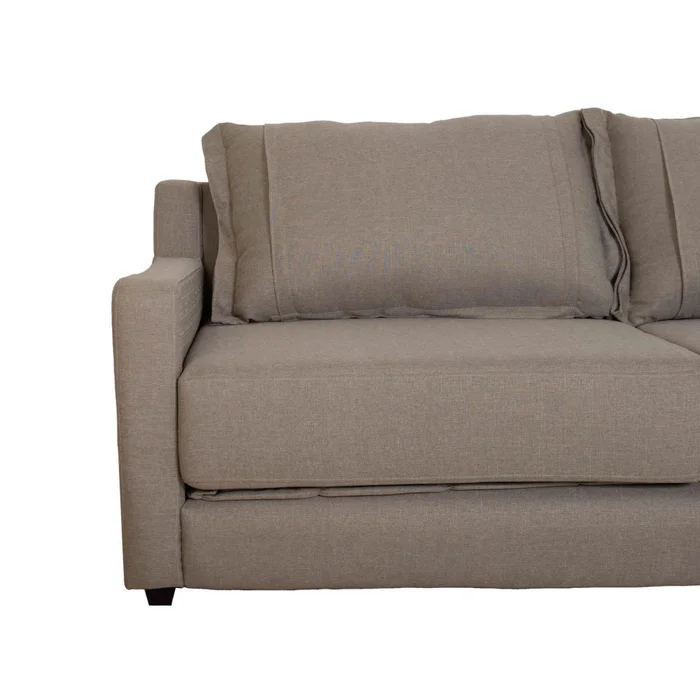Sofá Cama Tela Natural-beige Natura Crema en Beige - Sillones y sofás, Uruguay | Divino, vista 5