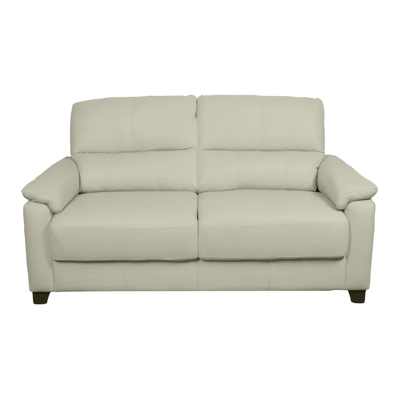 Sofa 2 Cuerpos Cuero-100-natural Natural-beige Venecia Crudo en Blanco - Sillones y sofás, Uruguay | Divino, vista 3