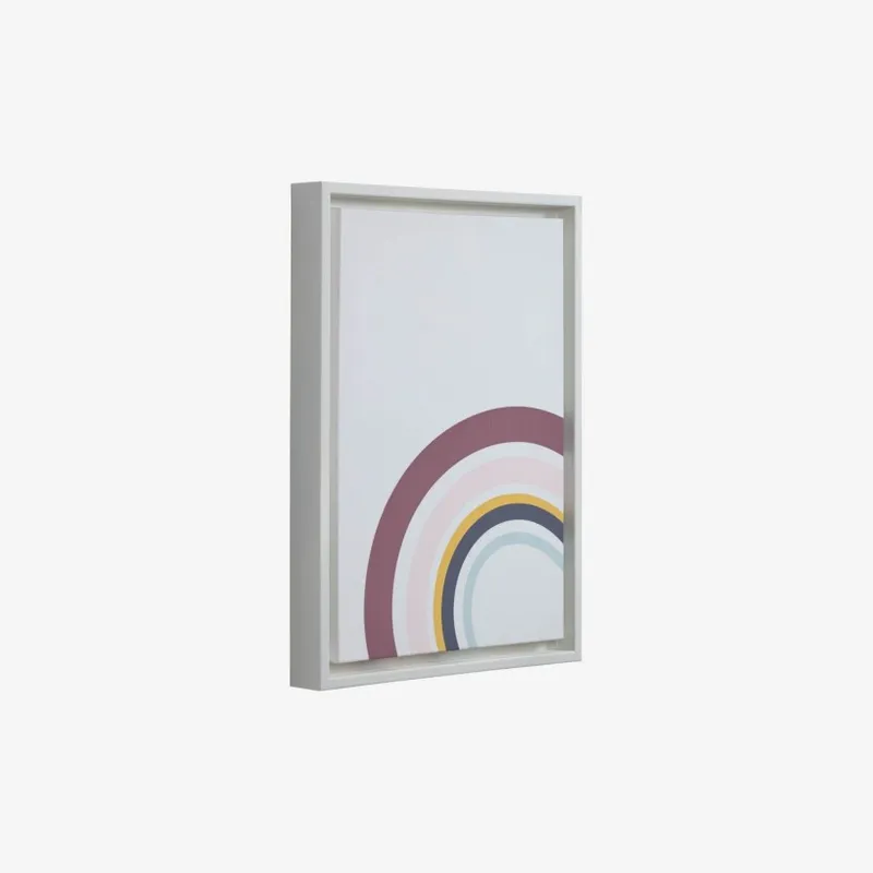 Cuadro Cindi arcoíris multicolor 29,8 x 42 cm en Blanco - Decoración de pared, Uruguay | Kavehome