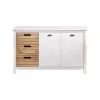 Aparador 2 Puertas 3 Cajones Combinado 100% Madera en BLANCO CARVALHO - Sillones y sofás, Uruguay | Soy Hogar, vista 5 de 10