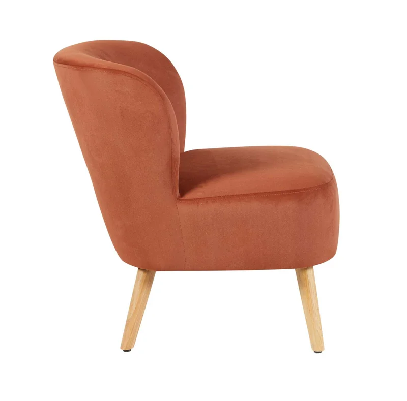 Butaca Tela Naranja Mila Terracot en Terracota - Sillones y sofás, Uruguay | Divino, vista 4