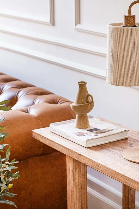 MESA DE ARRIMO / CONSOLA GEO - OLMO - 1.40 MTS en Madera natural - Bibliotecas, Uruguay | La Iberica, vista 9