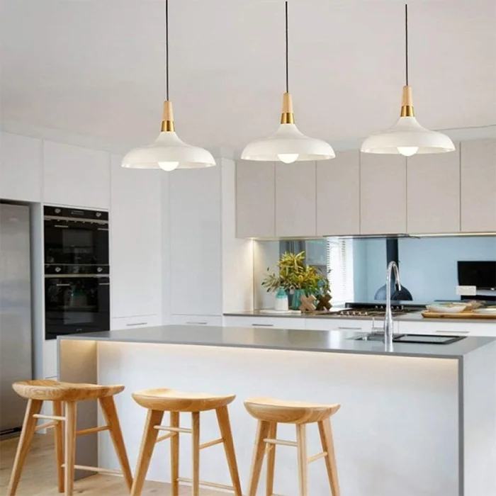 Lámpara Colgante Melbourne Blanco en Blanco - Lámparas colgantes, Uruguay | Serlux, vista 2
