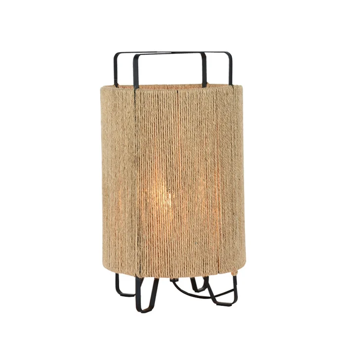 Lampara de Mesa Doroteo en Marrón - Lámparas de mesa, Uruguay | Serlux