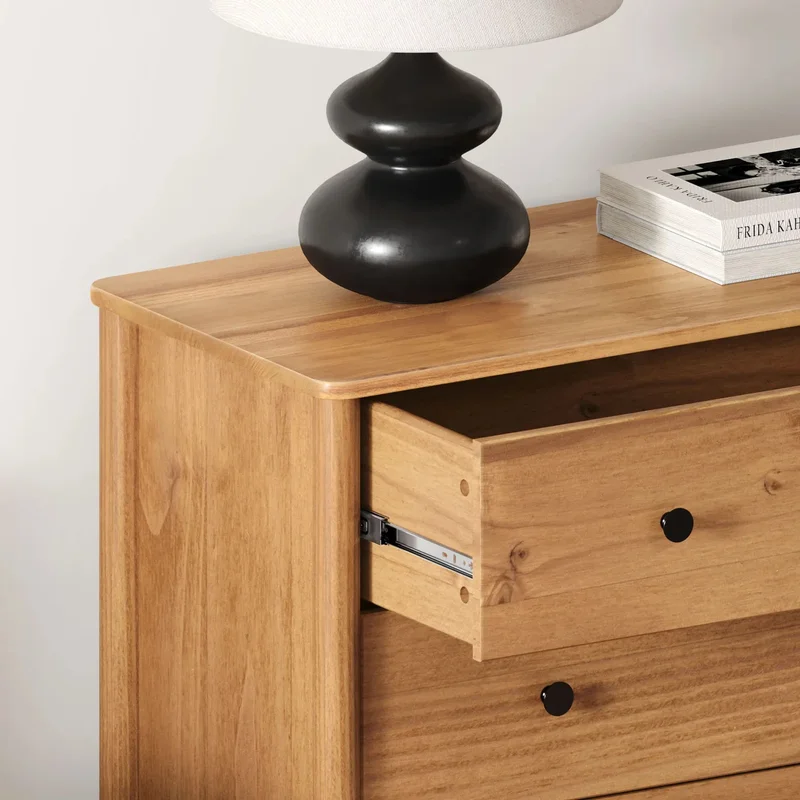 Comoda Apama 90CM 4 Cajones - Madera Maciza en Madera natural - Cómodas, Uruguay | Balton, vista 9