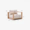 Butaca Ambra de madera maciza de acacia con acabado claro FSC 100% en Beige - Butacas, banquetas y puffs, Uruguay | Kavehome, vista 10 de 10