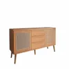 Aparador Ratan Sintetico 135CM 100% Mdf Nórdico C/ 2 Puertas y 3 Cajon - Aparadores y recibidores, Uruguay | Balton, vista 3 de 4