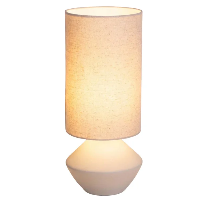 Cerámica Blanco Lámpara de mesa ml en Beige - Lámparas de mesa, Uruguay | Le Blanc, vista 2