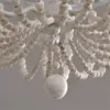 Lampara Araña De Techo Luminaria Colgante Cuentas De Madera - Iluminarás - Lámparas de mesa, Uruguay | Iluminaras, vista 4 de 4