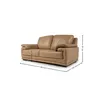 Sofá Space - Cuero Natural - 2 cuerpos - A fabricar en Beige - Sillones y sofás, Uruguay | NYR, vista 3 de 3