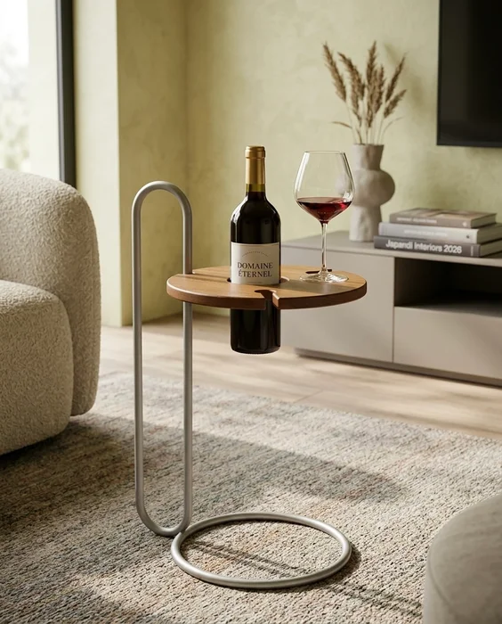 MESA DE LATERAL VIENA en Madera natural - Muebles, Uruguay | Indrana, vista 3