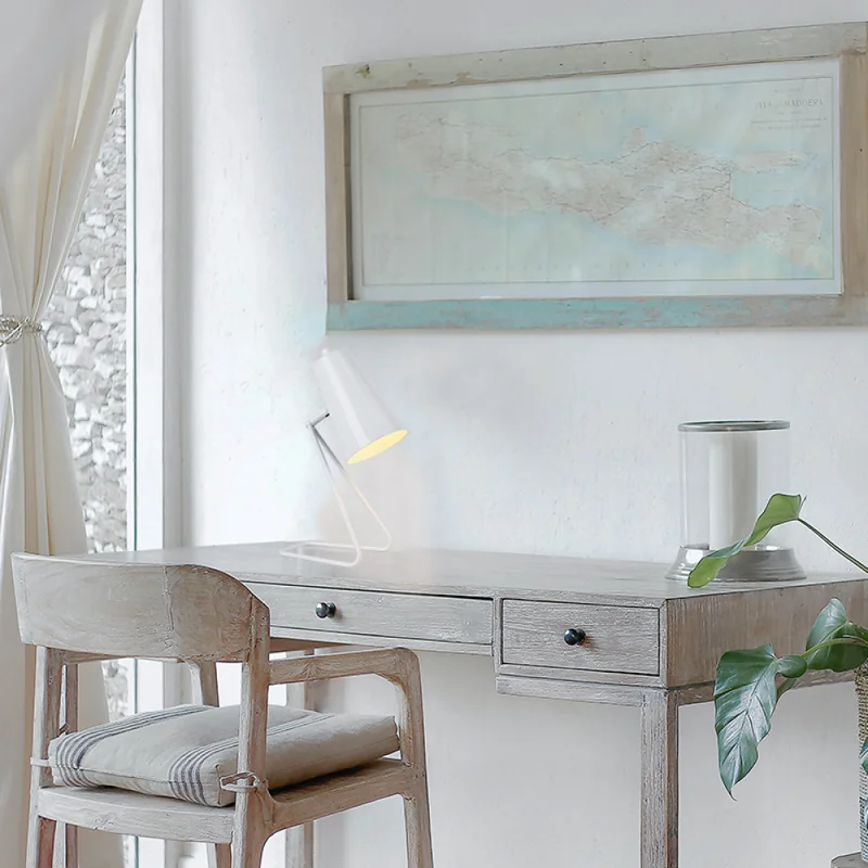 Lámpara de Mesa San Petesburgo en Blanco - Lámparas de mesa, Uruguay | Serlux, vista 3