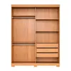 Ropero 2 puertas corredizas con espejo Doble Cara - Nordik en Madera natural - Roperos y placares, Uruguay | Ecowood, vista 5 de 5