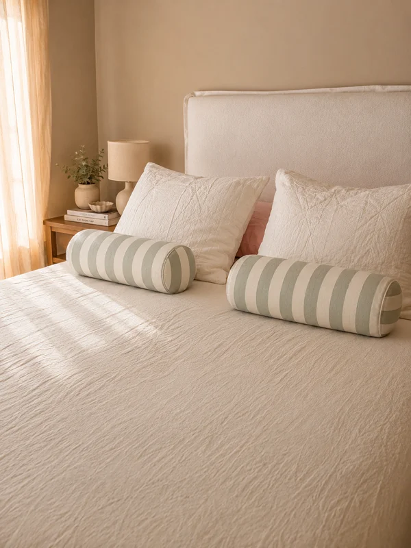 Almohadón Stripe en Verde - Textiles, Uruguay | Decilo con Alma, vista 6