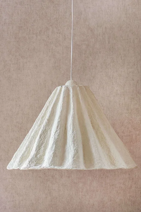 LAMPARA DE TECHO ZIA - PAPEL MACHE en Beige - Lámparas colgantes, Uruguay | La Iberica, vista 8