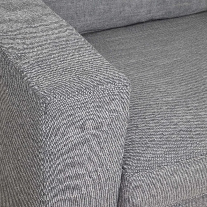Sofá Con Funda Desmonttable 3 Cuerpos Tela-y-madera Gris Charlie en Gris - Sillones y sofás, Uruguay | Divino, vista 4