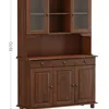 FINESTRA- CRISTALERO 5 PUERTAS 3 CAJONES 8925W en Marrón - Aparadores y recibidores, Uruguay | Alfa Ventas, vista 4 de 4