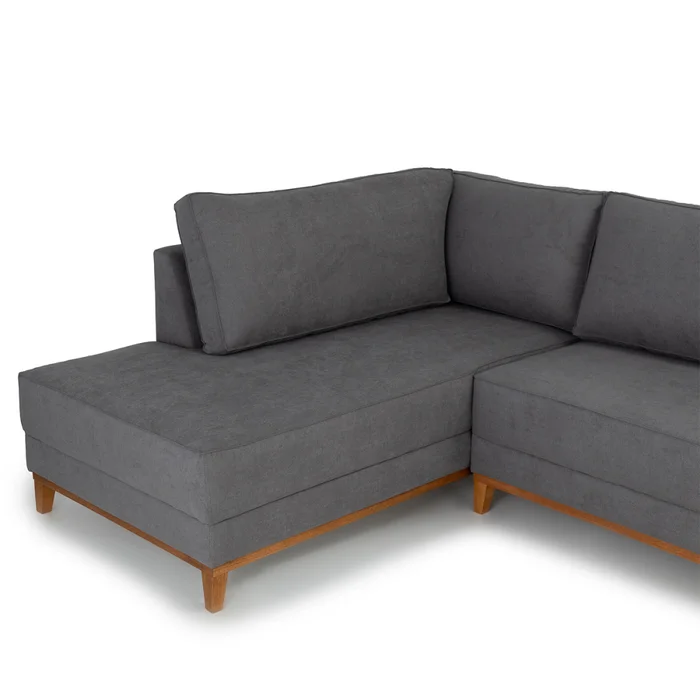 Rinconera Amadeus Chica - Tela Microfibra - Chaise Izquierdo - 2160 (Grafito) en Gris - Sillones y sofás, Uruguay | NYR, vista 3