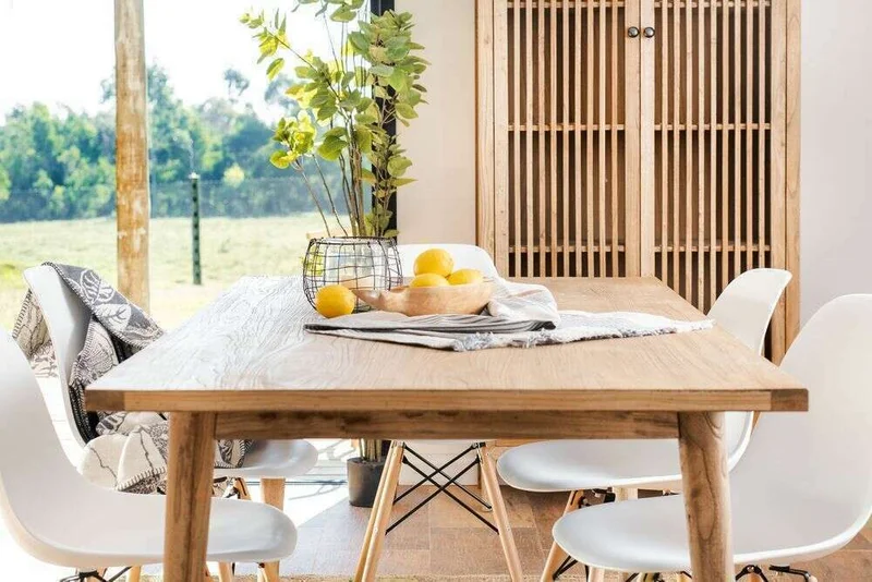 MESA COMEDOR NORDICA - OLMO NATURAL - 1.80 X 0.90 MTS en Madera natural - Mesas de comedor, Uruguay | La Iberica, vista 17