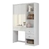 Tocador Escritorio 2 Puertas 3 Cajones Varios Estantes Mdp en Blanco - Sillones y sofás, Uruguay | Soy Hogar, vista 3 de 6
