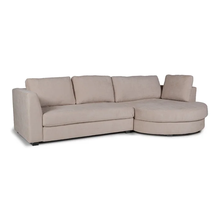 Rinconera Lotus - Tela Microfibra - Chaise Derecho - 12072 (Beige) en Beige - Sillones y sofás, Uruguay | Nyr