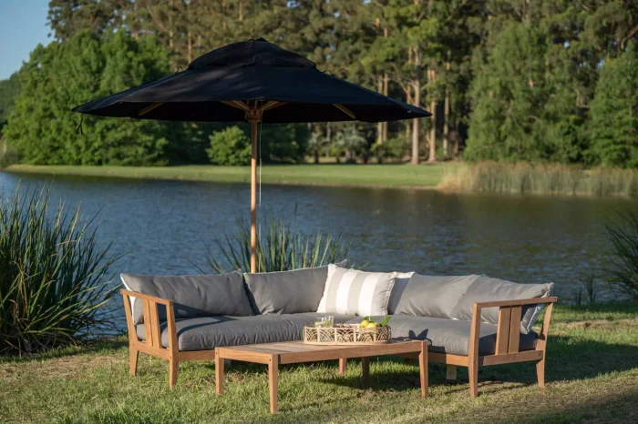 Mesa pampero de centro en Madera natural - Mesas de living, Uruguay | Balcony, vista 5