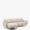 Sofá Carlota 3 plazas con chaise longue derecho/izquierdo beige 262 cm en Beige - Sillones y sofás, Uruguay | Kavehome, vista 1 de 8