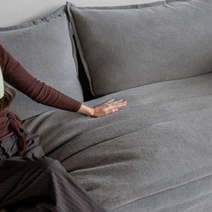 Sofá Confortare - 3 Cuerpos / Gris en Gris - Sillones y sofás, Uruguay | Fábrica Italiana, vista 3