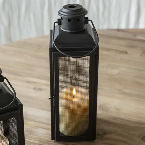 Fanal Black G en Negro - Velas y Portavelas, Uruguay | De Arcos