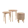 CONJUNTO MESAS LATERALES GATRI 50DIAMX35/40/45H CM - Mesas de arrimo, Uruguay | Vinibel, vista 1 de 3
