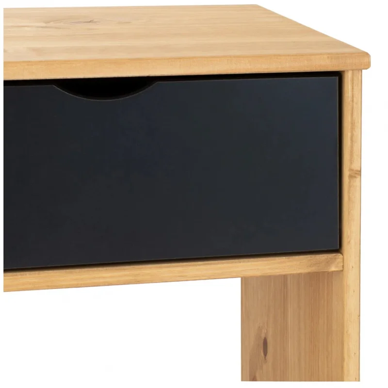 Mesa De Luz 1 Cajón Madera Maciza - Línea Berlín en Madera natural - Mesas de luz, Uruguay | Ecowood, vista 6