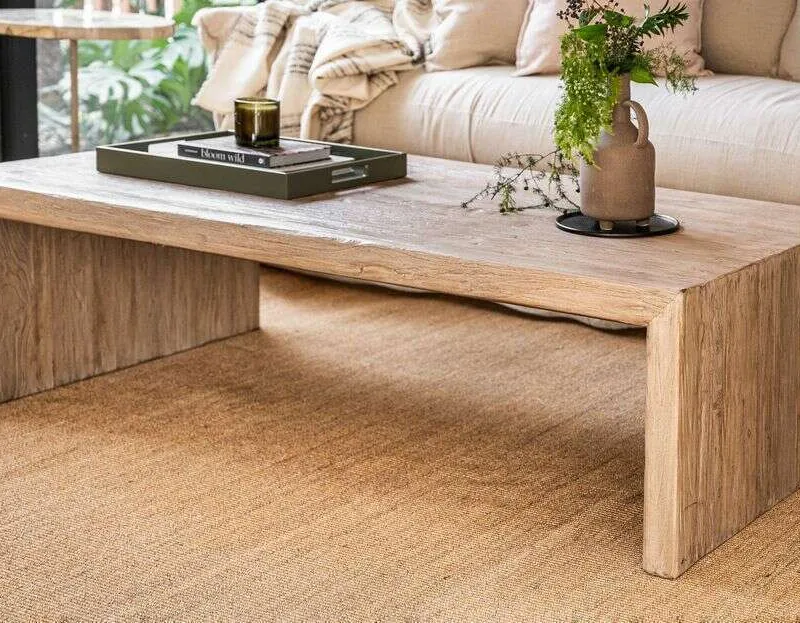 MESA LIVING RALPH - 1.60 X 0.80 en Madera natural - Mesas de living, Uruguay | La Iberica