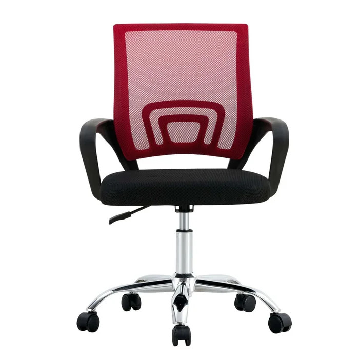 Silla De Escritorio Malla Rojo Hy-520p en Rojo - Escritorios y sillas de escritorio, Uruguay | Divino, vista 2