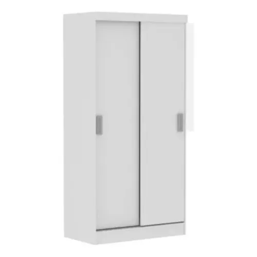 Ropero Dalia 2 Puertas Corrediza Blanco en Blanco - Roperos y placares, Uruguay | Albanés