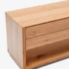 Mueble TV Alguema 3 cajones en chapa de roble con acabado natural 200 x 50 cm en Madera natural - Muebles para TV, Uruguay | Kavehome, vista 6 de 9
