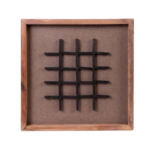 Cuadro Madera Marron Fe8106 en Marrón - Decoración de pared, Uruguay | Divino