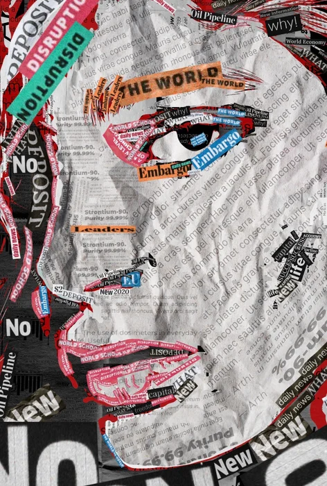 Rostro en Multicolor - Láminas, Uruguay | Mara Estudio
