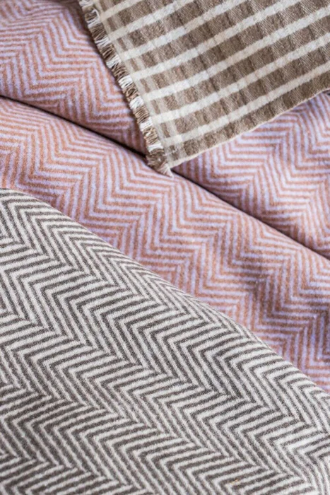 MANTA AUSTRIACA ESPIGA - TOSTADO SUAVE en Beige - Textiles, Uruguay | La Iberica, vista 5
