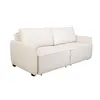 Sofá Cama Tela Natural-beige Divino Natural en Madera natural - Sillones y sofás, Uruguay | Divino, vista 2 de 4