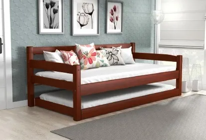 SOFA CAMA MARINERA EN MADERA en Marrón - Dormitorio, Uruguay | Igoa