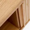 Mueble TV Mailen 2 puertas en chapa de fresno - con acabado natural 120 x 50 cm en Madera natural - Muebles para TV, Uruguay | Kavehome, vista 4 de 7