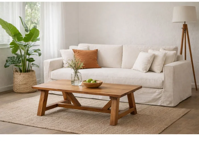 Sofá 3 cps Desenfundable 2.20m en Beige - Sillones y sofás, Uruguay | Finkel, vista 3
